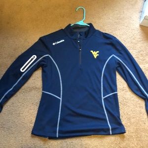 WVU quarter zip